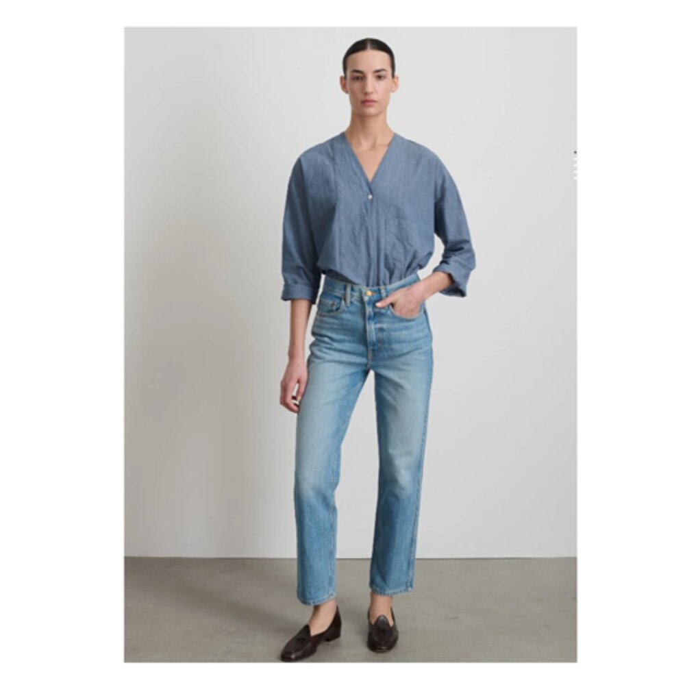 B SIDES Louis High Slim Blue Jeans - size 27